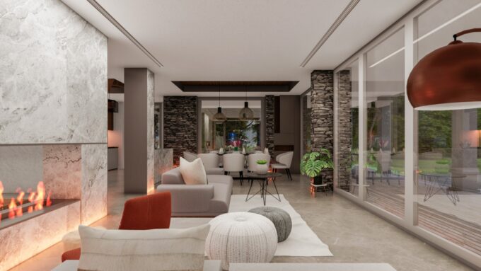 FOUR SEASONS VİLLALARI İÇ MEKAN