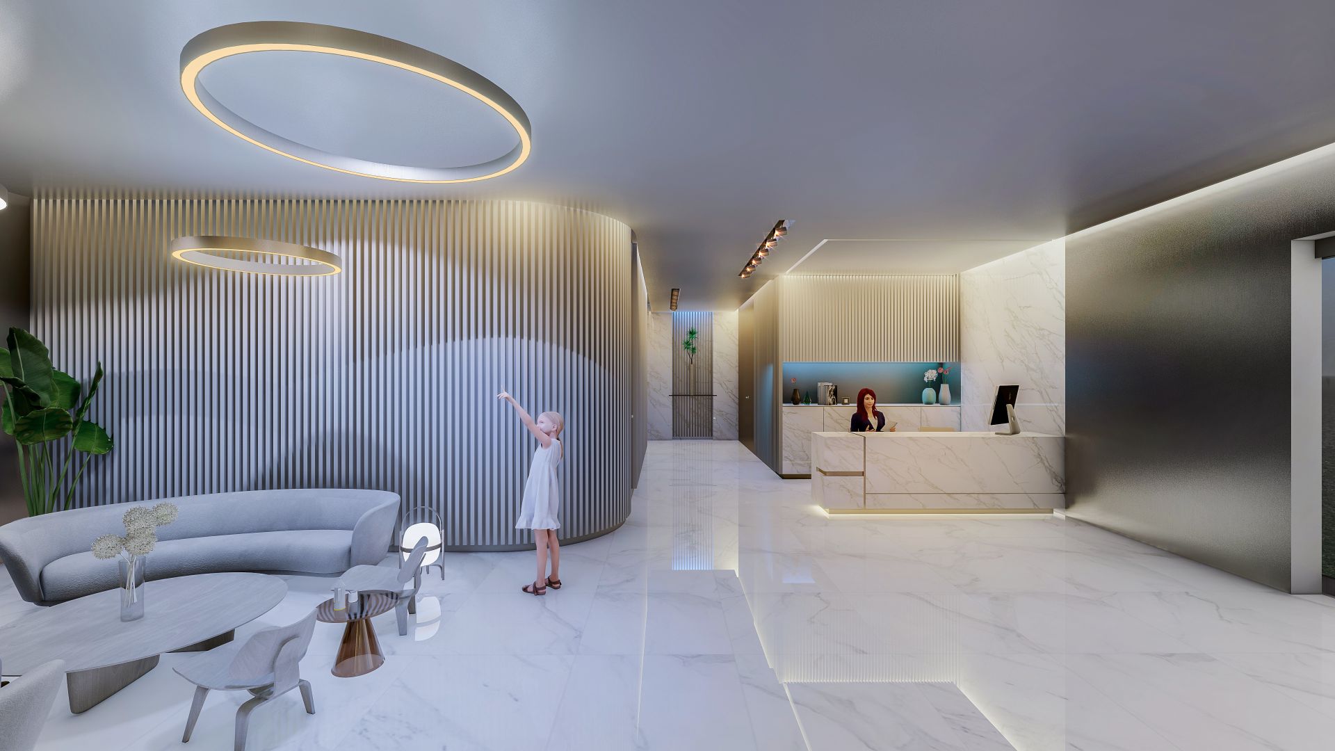 ATAKENT HASTANESİ DİŞ POLİKLİNİĞİ İÇ MEKAN TASARIMI