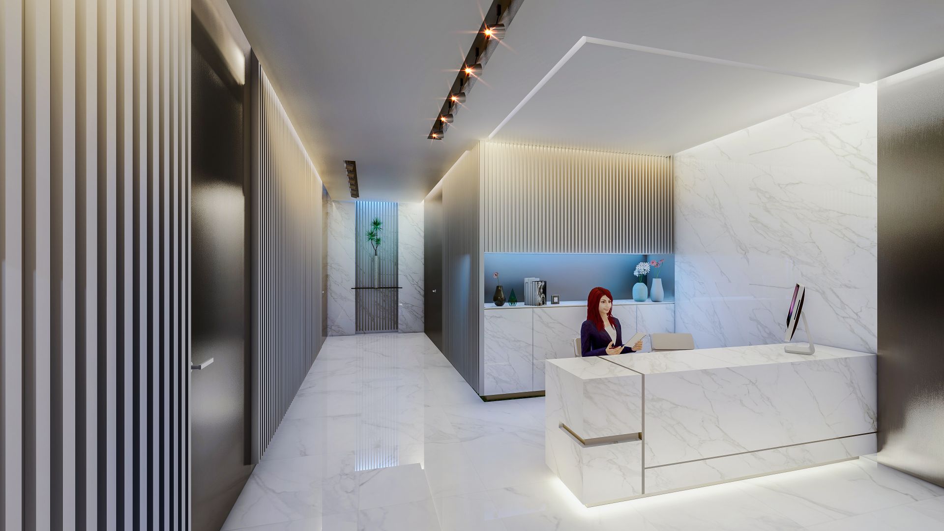 ATAKENT HASTANESİ DİŞ POLİKLİNİĞİ İÇ MEKAN TASARIMI