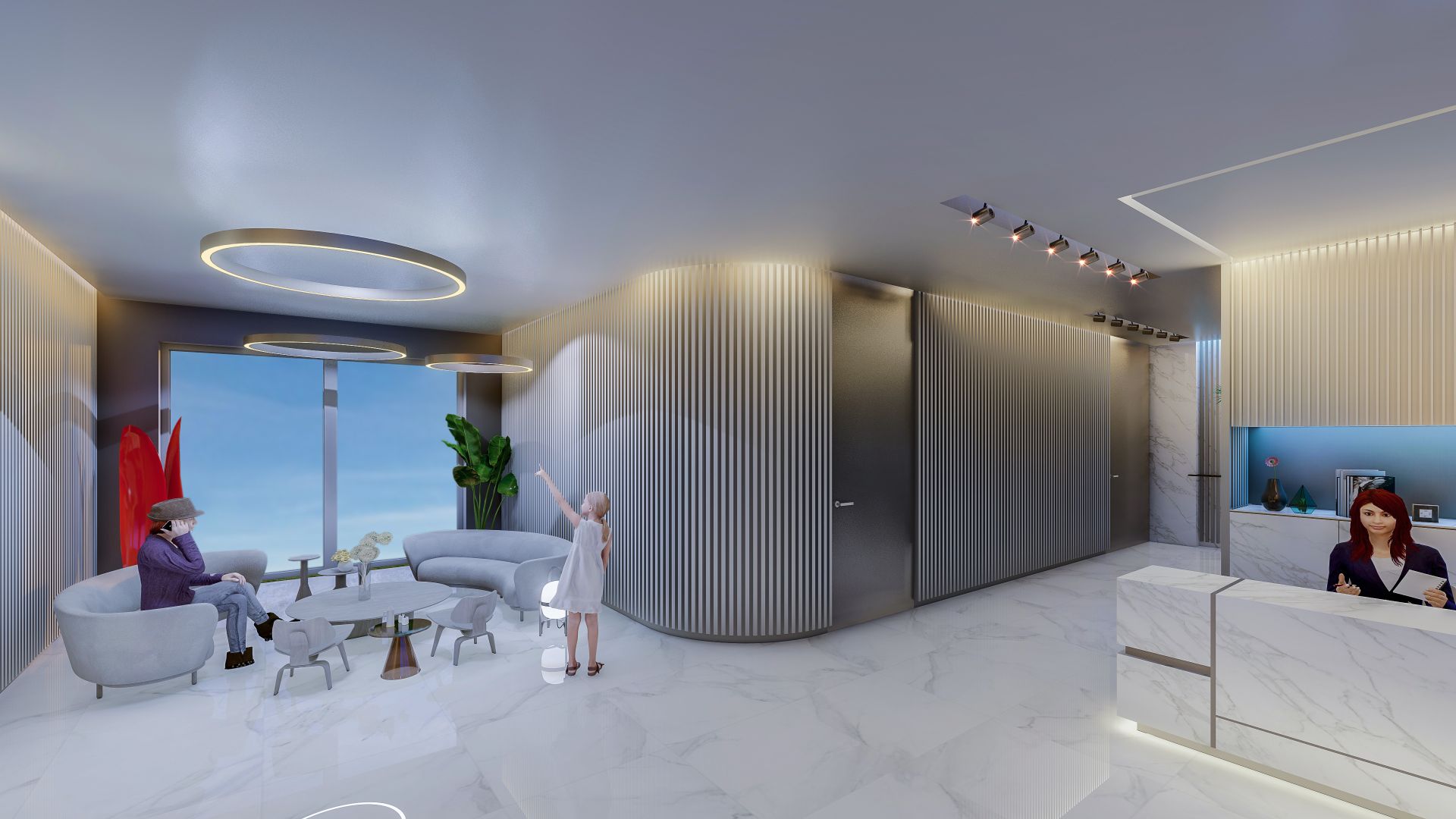 ATAKENT HASTANESİ DİŞ POLİKLİNİĞİ İÇ MEKAN TASARIMI